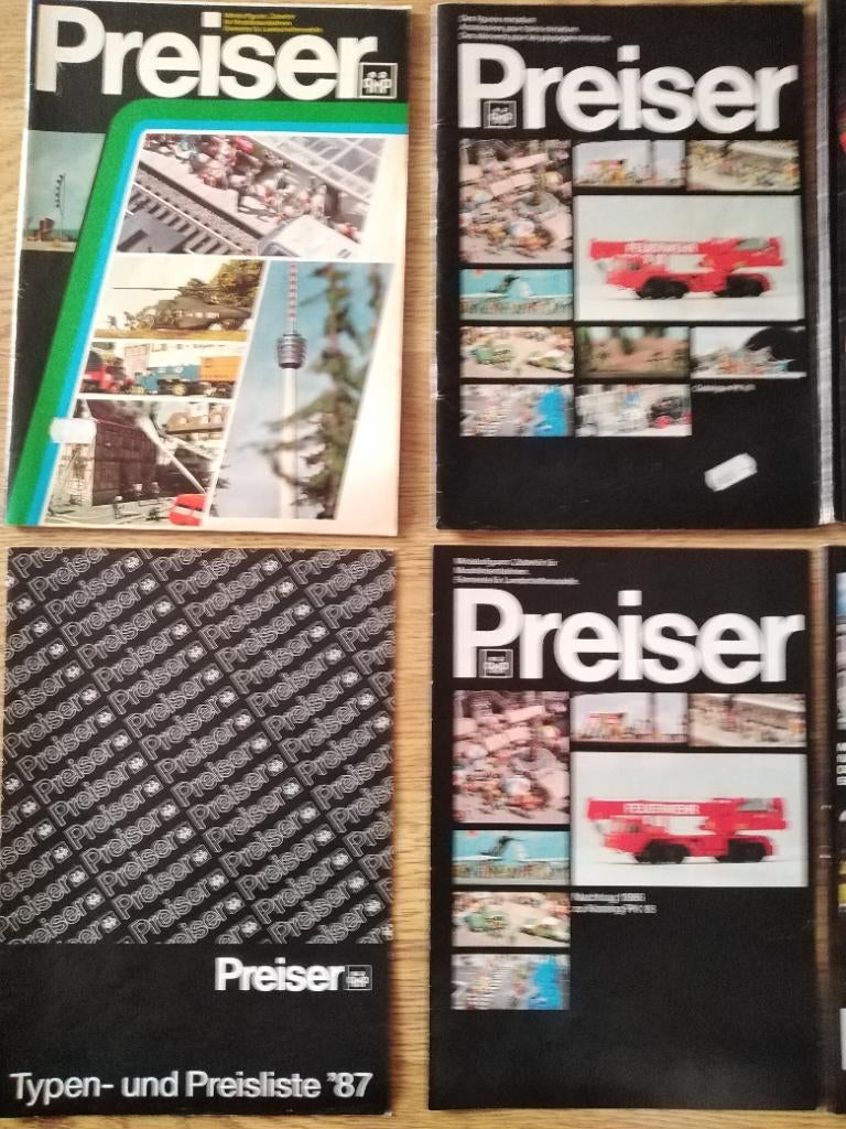 Preiser catalogues, Hobby en Vrije tijd, Ophalen, Gebruikt, Boek, Tijdschrift of Catalogus, Overige merken