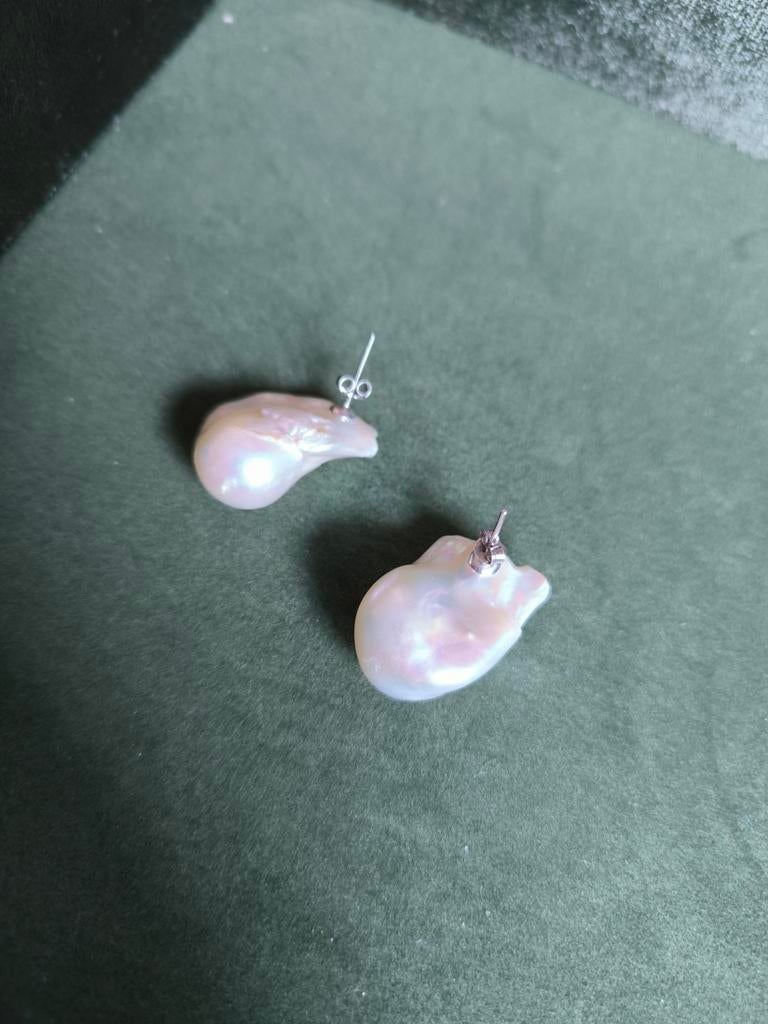 Perles baroques, Enlèvement ou Envoi, Comme neuf, Argent, Argent