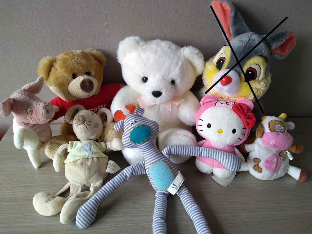 ♥ Set knuffels, Ophalen of Verzenden, Zo goed als nieuw