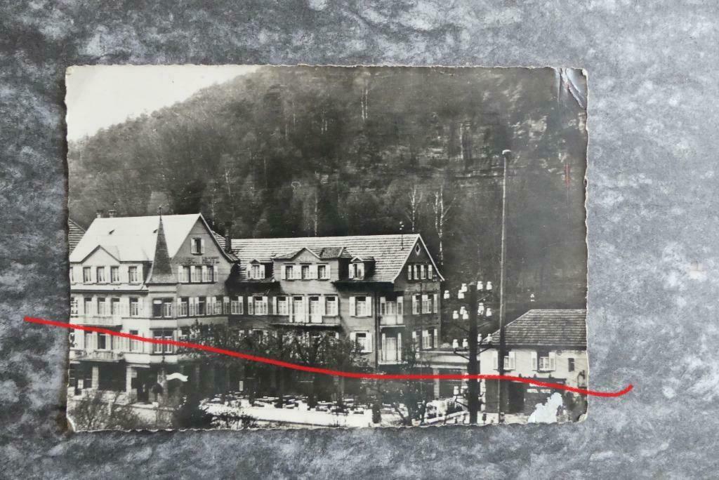 Postkaart Hotel "A la fameuse truite" Stambach, Frankrijk, Enlèvement ou Envoi, Non affranchie, France