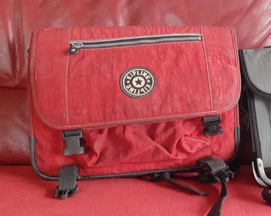 Cartable rouge Kipling, Enlèvement ou Envoi, Utilisé, Rouge, Porte-documents ou Cartable