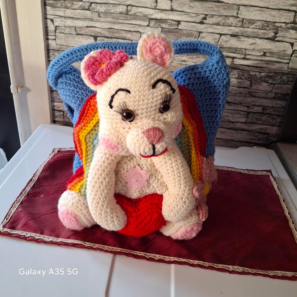 Sac à main avec un petit ours affectueux, Enlèvement ou Envoi, Neuf