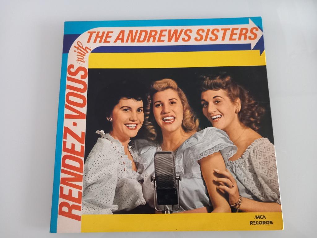 Vinyl LP Rendez-vous with Andrews Sisters Jazz Big Band 40s, Cd's en Dvd's, Ophalen of Verzenden, 1940 tot 1960, 12 inch, Jazz