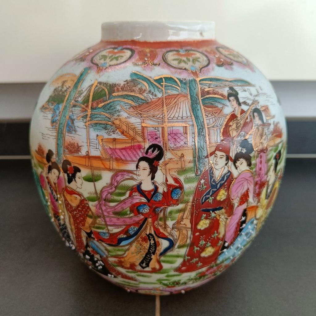 Vase et pot chinois., Enlèvement ou Envoi