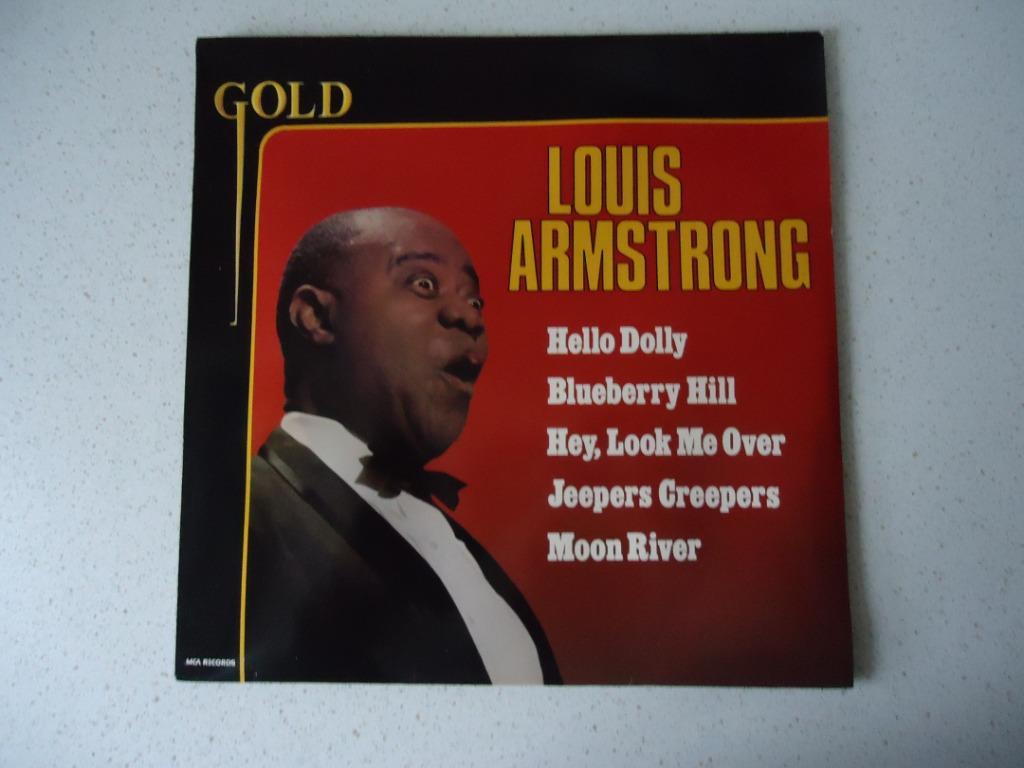 LP van "Louis Armstrong" Hello Dolly Gold anno 1980., 12 pouces, Enlèvement ou Envoi, Comme neuf, 1960 à 1980