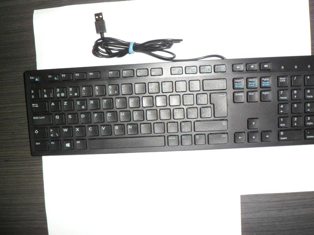 Toetsenbord DELL Model 0JF17PP USB 2.0 aansl.		 -Type: Azer, Ophalen, Azerty, Nieuw