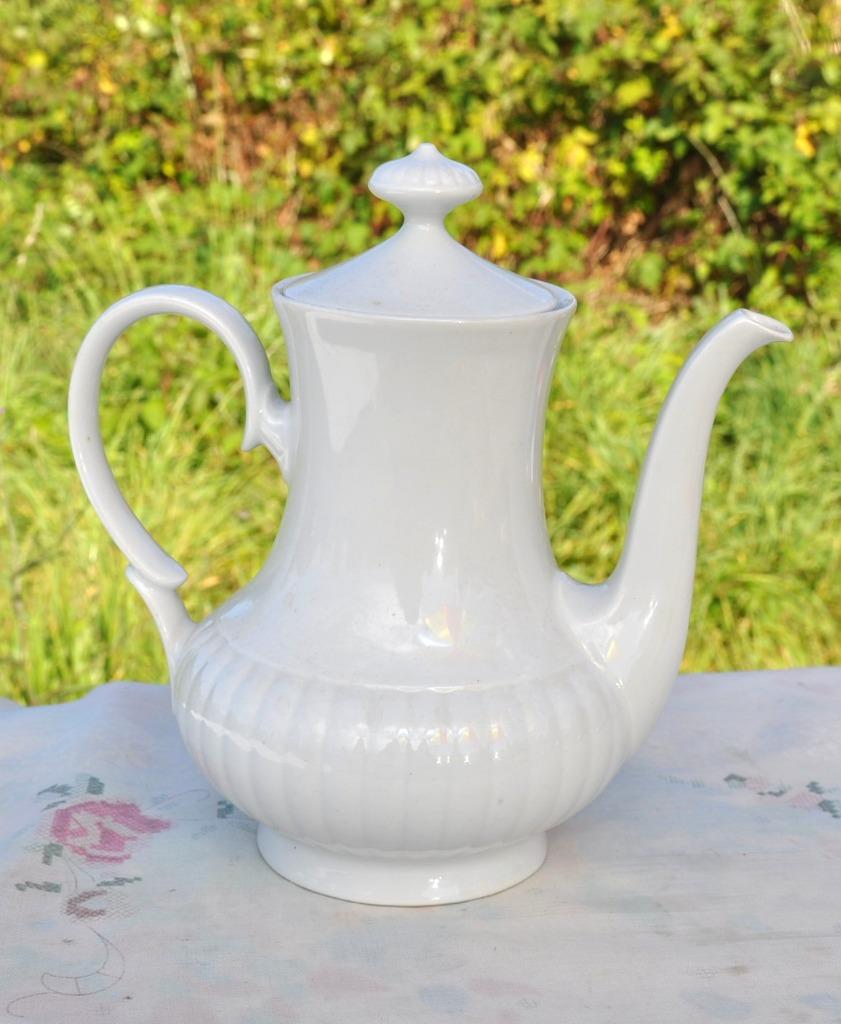 cafetière en porcelaine blanche (2), Ophalen of Verzenden