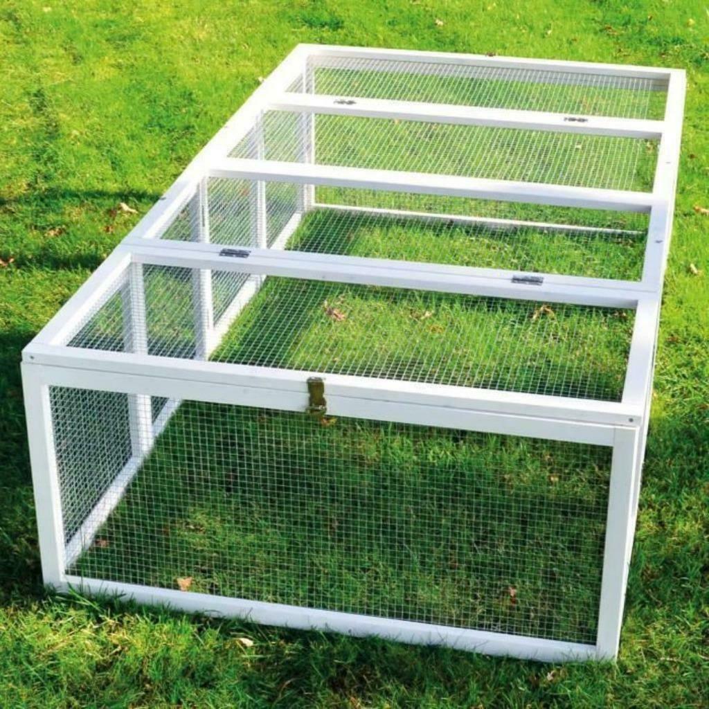 Enclos grillagé blanc 180x100 cm enclos poule enclos lapin, Animaux & Accessoires, Envoi, Neuf, Autres types