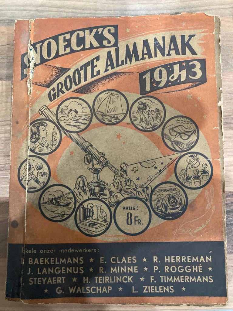 SNOECK'S GROOTE ALMANAK 1943, Boeken, Ophalen of Verzenden, Gelezen