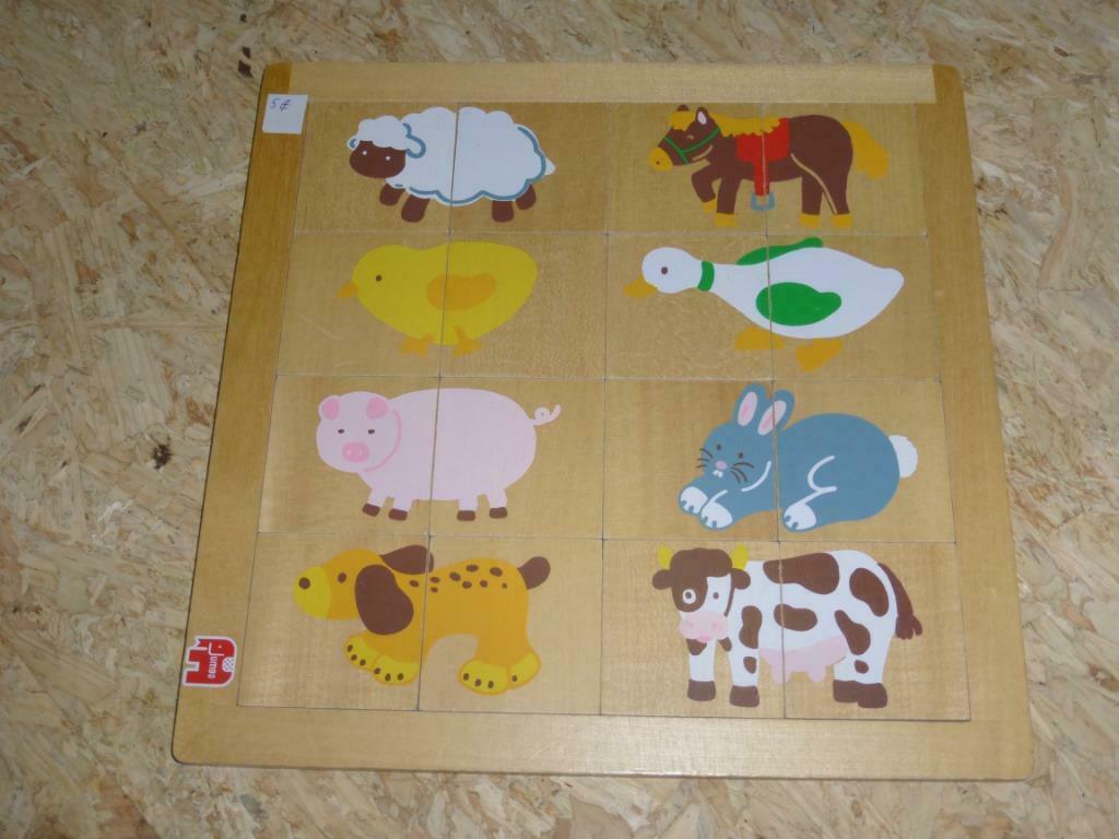puzzels in hout, Ophalen, Zo goed als nieuw, Van hout