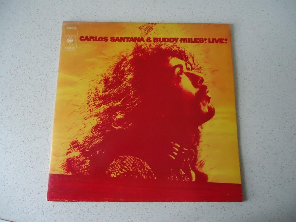 LP van "Carlos Santana & Buddy Miles" LIVE anno 1972, Ophalen of Verzenden, Gebruikt