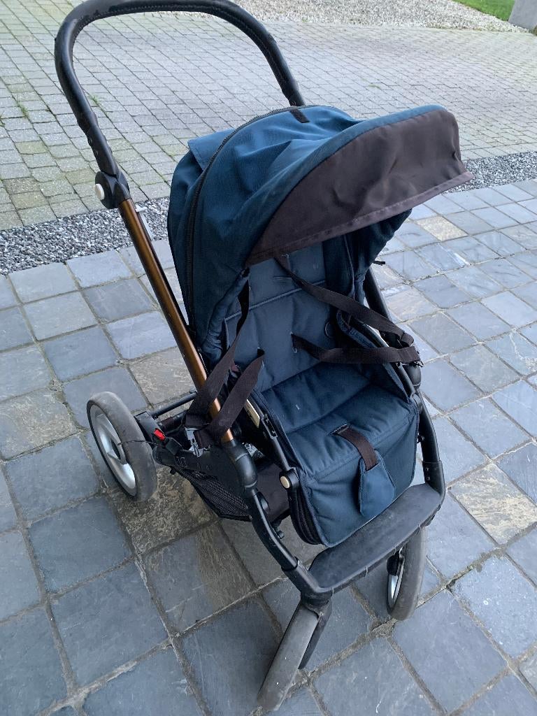 Buggy Mutsy Evo met draagmand, Tige de poussée réglable, Enlèvement, Utilisé, Poussette