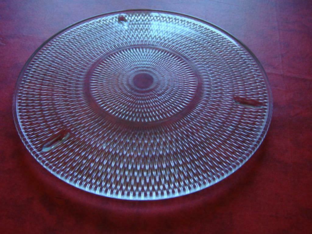 Plat micro onde 30 cm, Maison & Meubles, Cuisine | Vaisselle, Utilisé, Autres types, Verre, Enlèvement ou Envoi