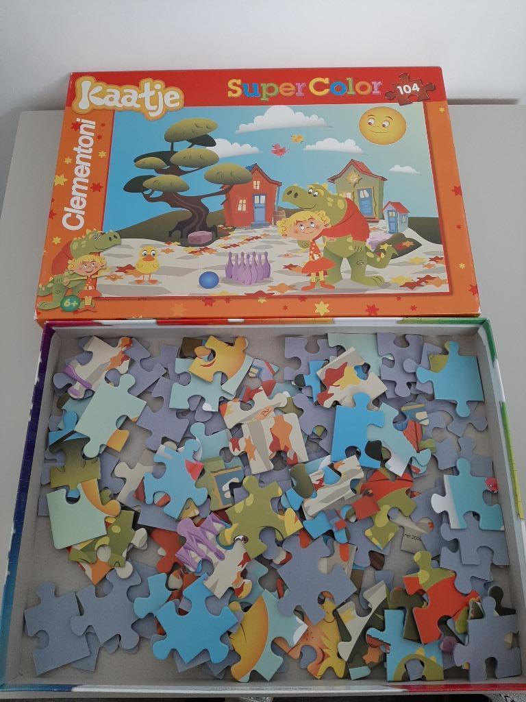 Puzzel Kaatje Clementoni, Kinderen en Baby's, Speelgoed | Kinderpuzzels, Ophalen, Meer dan 50 stukjes, Zo goed als nieuw, 6 jaar of ouder
