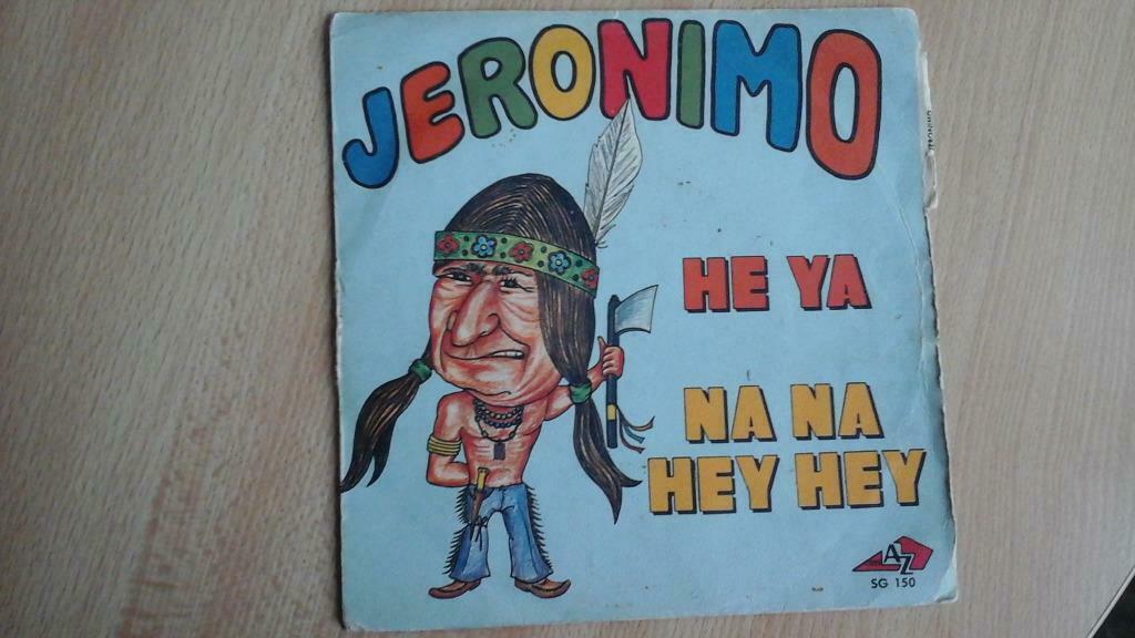 vinyl 45 toeren / 2 nummers "jéronimo he ya" vintage '60, Cd's en Dvd's, Vinyl Singles, Ophalen of Verzenden, Wereldmuziek