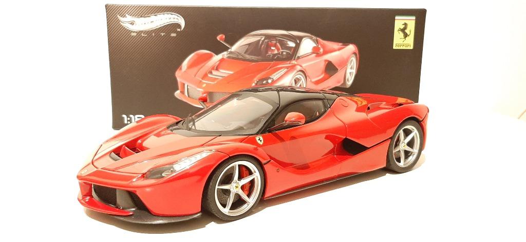Ferrari LaFerrari 1/18 Hotwheels Elite, Hobby & Loisirs créatifs, Voitures miniatures | 1:18, Enlèvement ou Envoi, Comme neuf