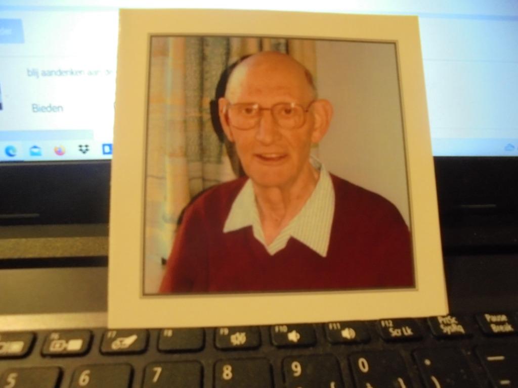 dp Maurits Mertens, Enlèvement ou Envoi, Image pieuse