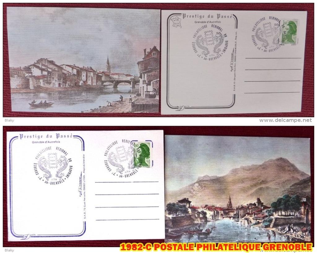 1982- 2 C POSTZEGEL PHILATELIQUE GRENOBLE, Postzegels en Munten, Postzegels | Europa | België, Verzenden