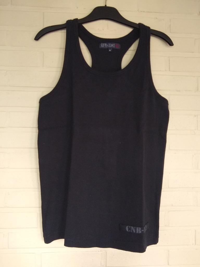 Top noir, dos spécial, marque CNB for Pleasure, taille M, CNB for Pleasure, Enlèvement, Porté, Taille 48/50 (M)