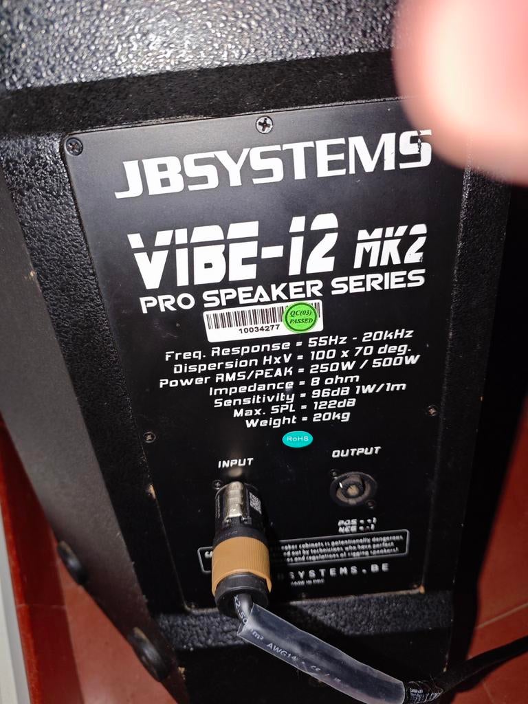 Jbs vibe mk2 speakerset + versterker + streampod, Gebruikt, Complete surroundset, 120 watt of meer, Ophalen