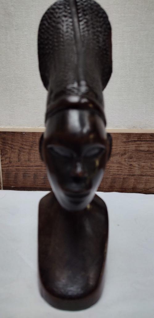 Afrikaans buste vrouw, Antiek en Kunst, Ophalen of Verzenden