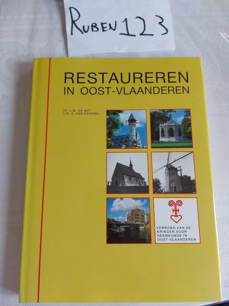 Restaureren in Oost-Vlaanderen, Enlèvement ou Envoi, Comme neuf