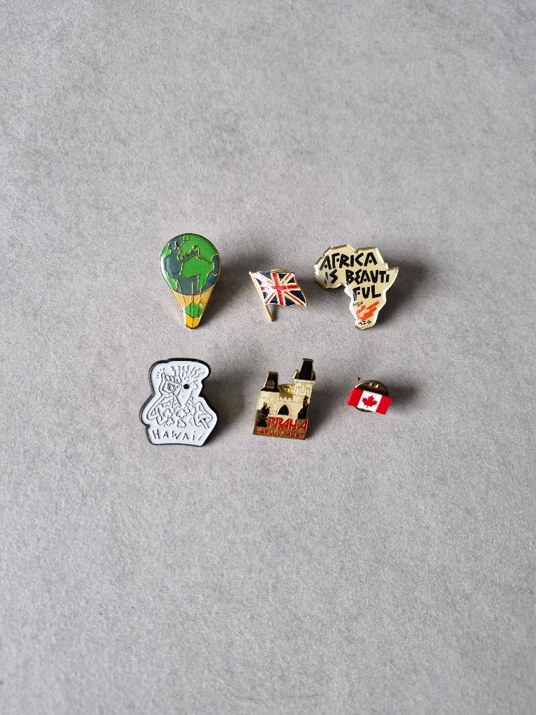 pins €1 per stuk, Verzenden, Stad of Land, Speldje of Pin