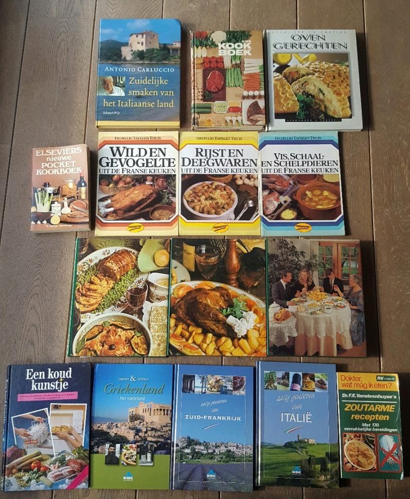 Lot kookboeken, Livres, Livres de cuisine, Europe, Enlèvement ou Envoi