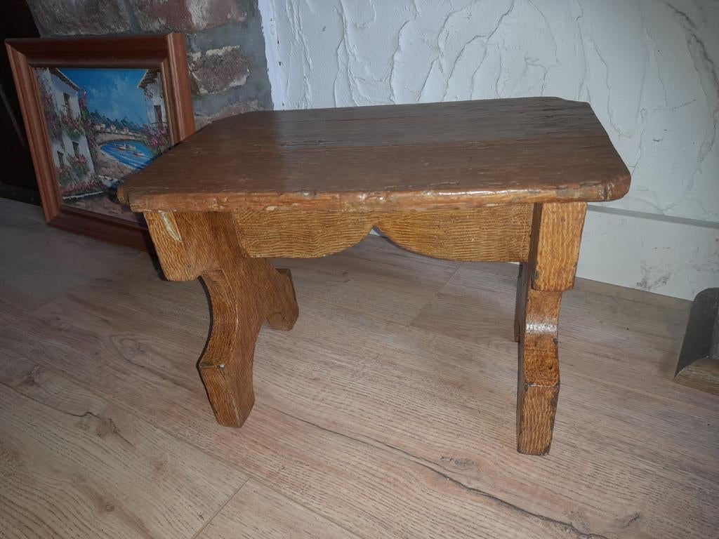 Ancien "Passet" /Tabouret  SUPER STABLE  multifonction, Antiquités & Art, Antiquités | Meubles | Tables, Enlèvement ou Envoi