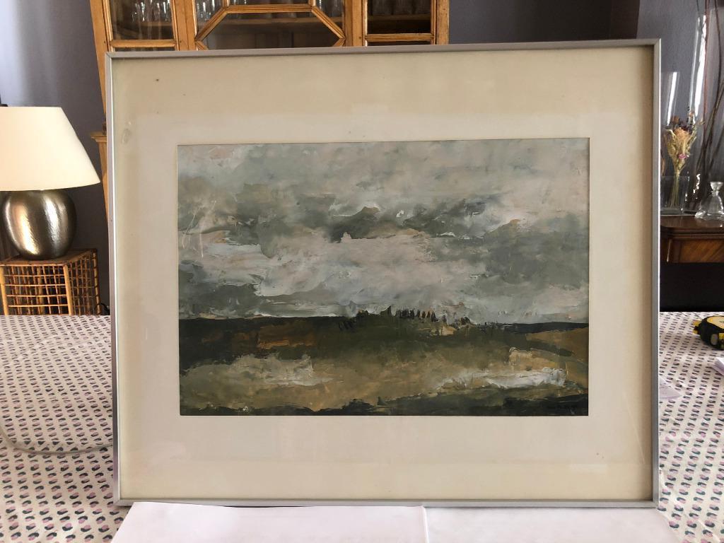 Olieverfschilderij door Mia Cast, Ophalen