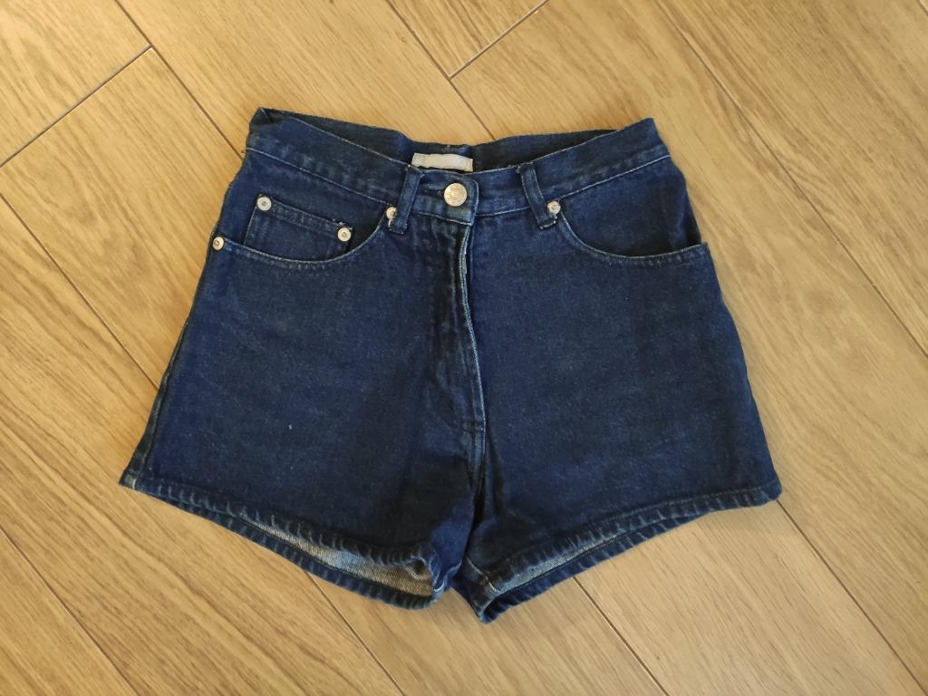 Jeans short, maat 34, Ophalen of Verzenden, Gedragen, Blauw, Overige jeansmaten