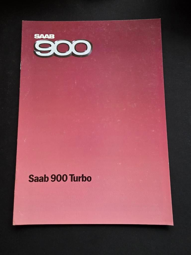 Brochure Saab 900 Turbo, Boeken, Ophalen of Verzenden