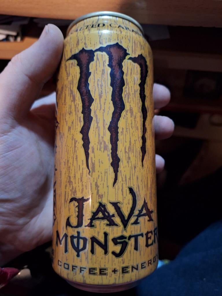 Monster java energy salted caramel Leeg, Verzamelen, Blikken, Ophalen of Verzenden