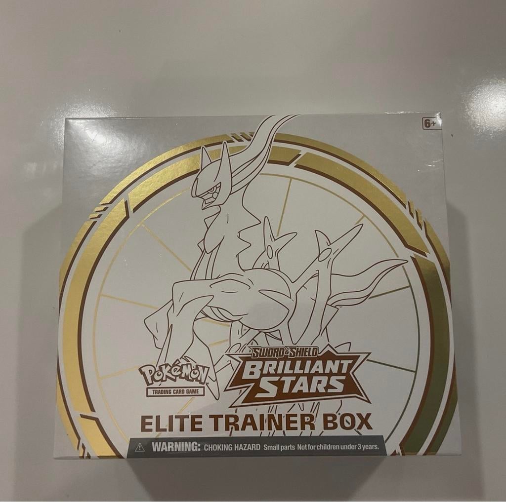Pokémon TCG: Brilliant Stars Elite Trainer Box, Hobby en Vrije tijd, Ophalen, Nieuw