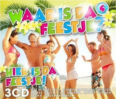 154 - WAAR IS DA FEESTJE? - VOLUME 4 - 3CD/BOX - NIEUW, Envoi, Neuf, dans son emballage, Dance