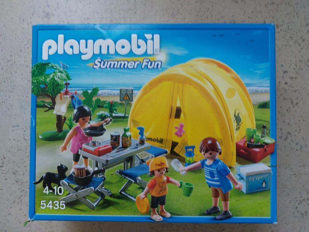 playmobil 5435 kampeervakantie met tent, Ophalen of Verzenden, Gebruikt