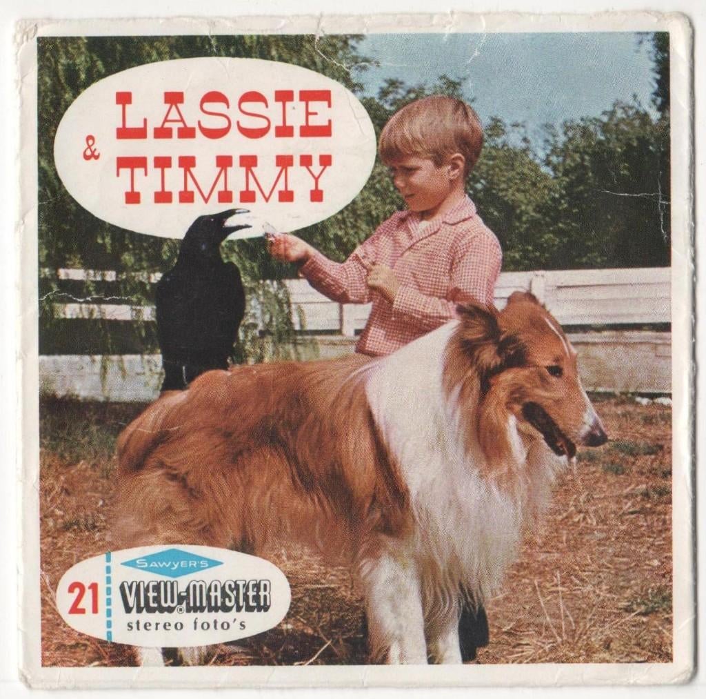 View-master Lassie et Timmy B 474 Livret FR et NL, Enlèvement ou Envoi