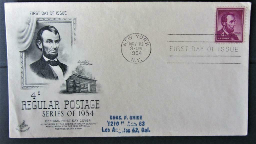FDC - PRESIDENTEN USA- PRESIDENT ABRAHAM LINCOLN, Enlèvement ou Envoi, Affranchi, Autres thèmes