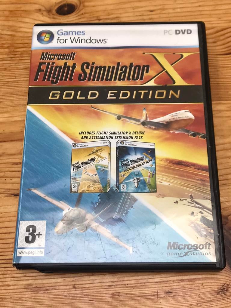 Flight Simulator X Gold Edition, Ophalen, Gebruikt