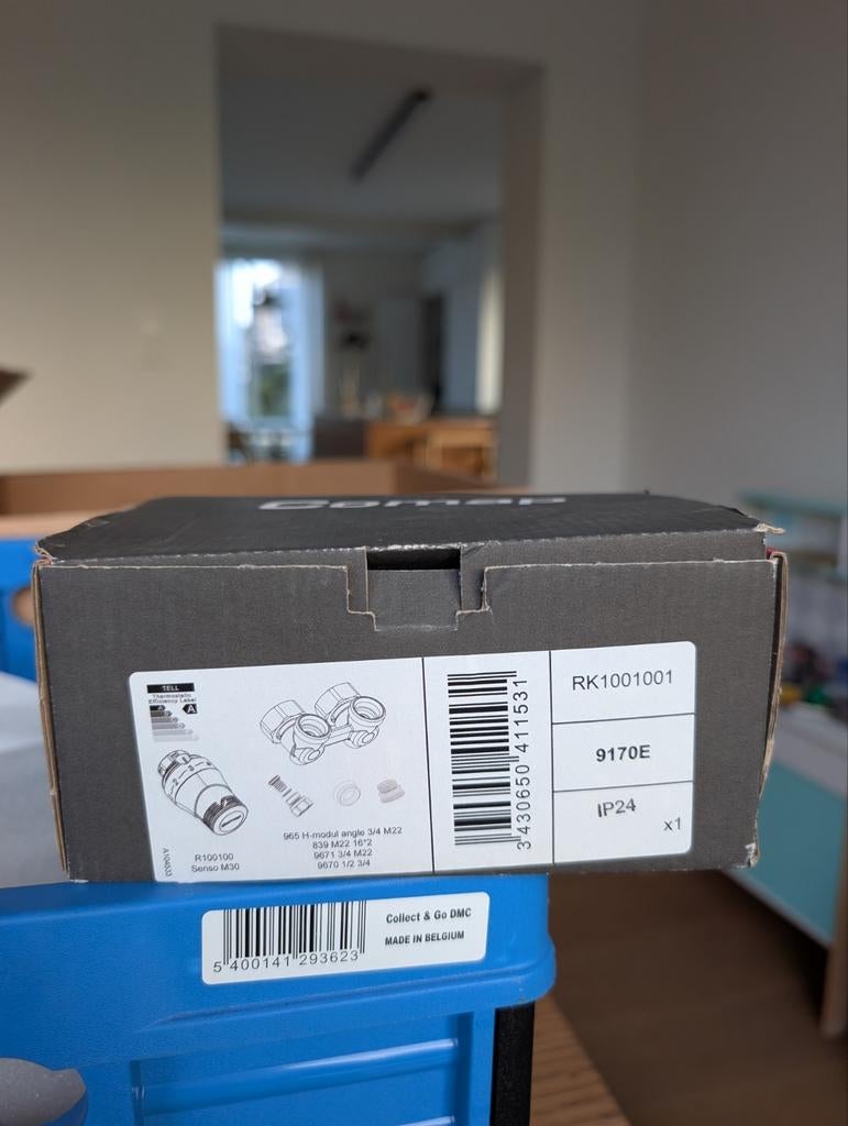 Comap thermostatische kraan onderaansluiting 1/2”F en 3/4 Eu, Ophalen of Verzenden, Nieuw, Radiator