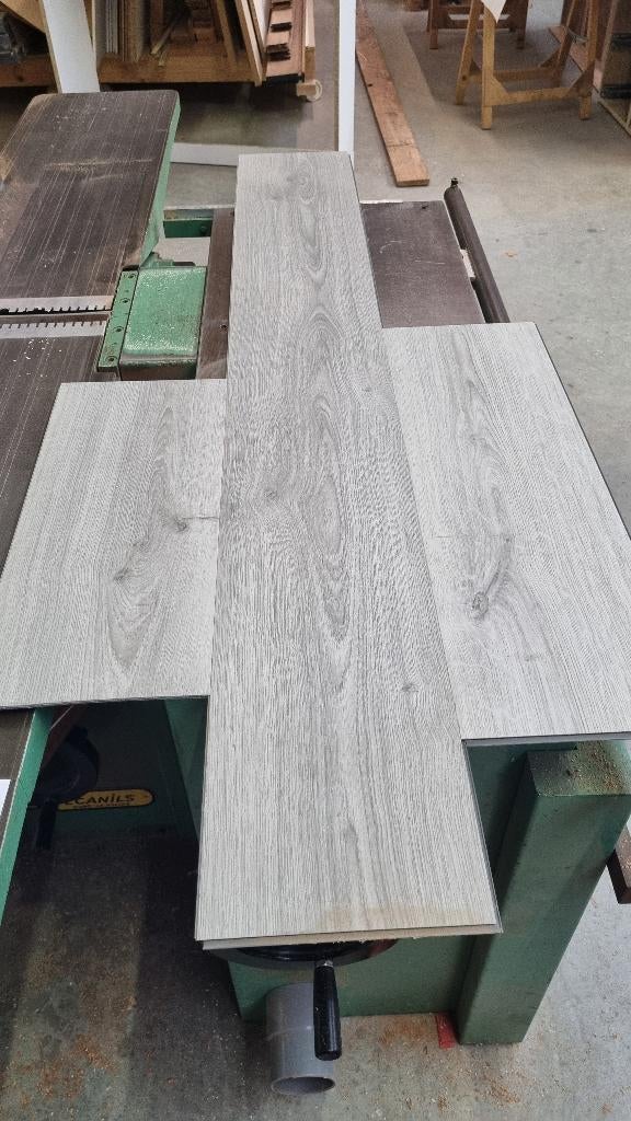 Vinyl klikvloer Botanic grey, Doe-het-zelf en Bouw, Vloerdelen en Plavuizen, Ophalen, Kunststof, 50 tot 150 cm, Nieuw
