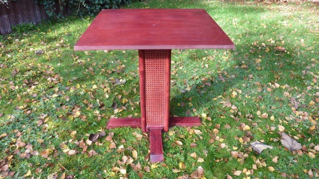 Rotan tafels 16 stuks, Ophalen, Gebruikt, Vierkant