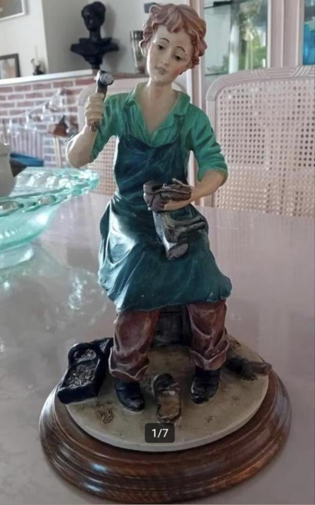 Beeld - Capodimonte - "Il Calzolaio" - De Schoenmaker, Enlèvement ou Envoi