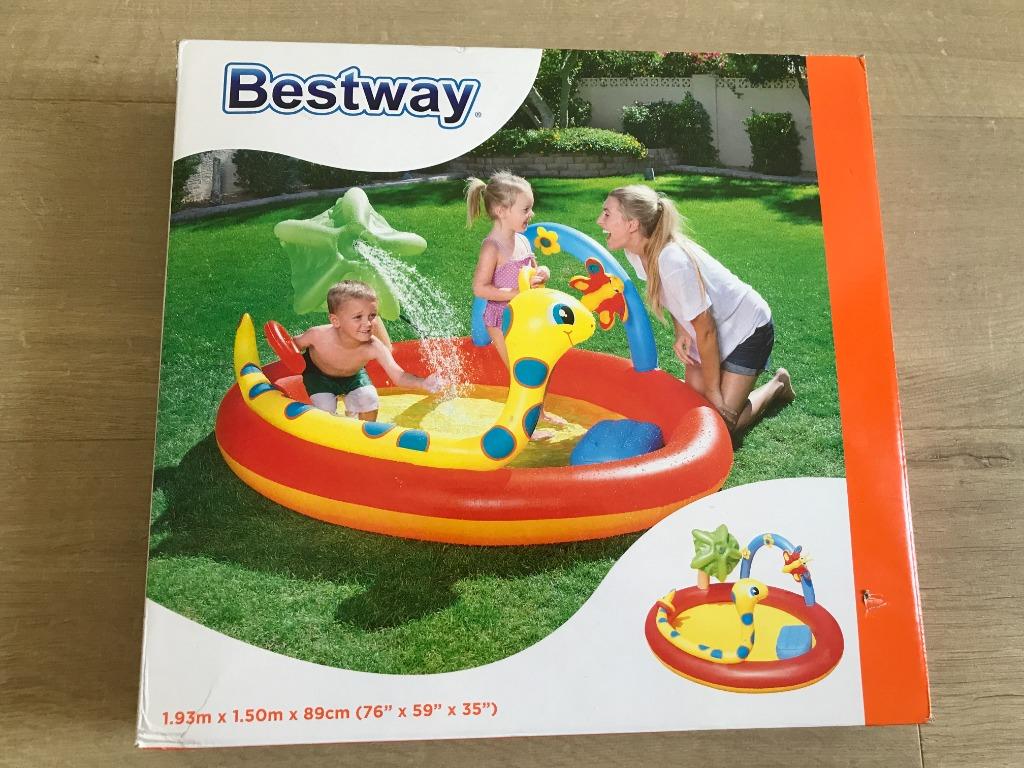 peuter zwembad met verschillende accessoires - NIEUW, Minder dan 80 cm, Opblaaszwembad, Rond, Nieuw