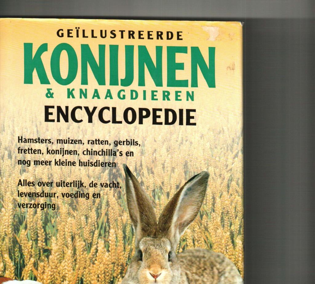 Geïllustreerde konijnen en knaagdieren encyclopedie, Ophalen of Verzenden, Zo goed als nieuw
