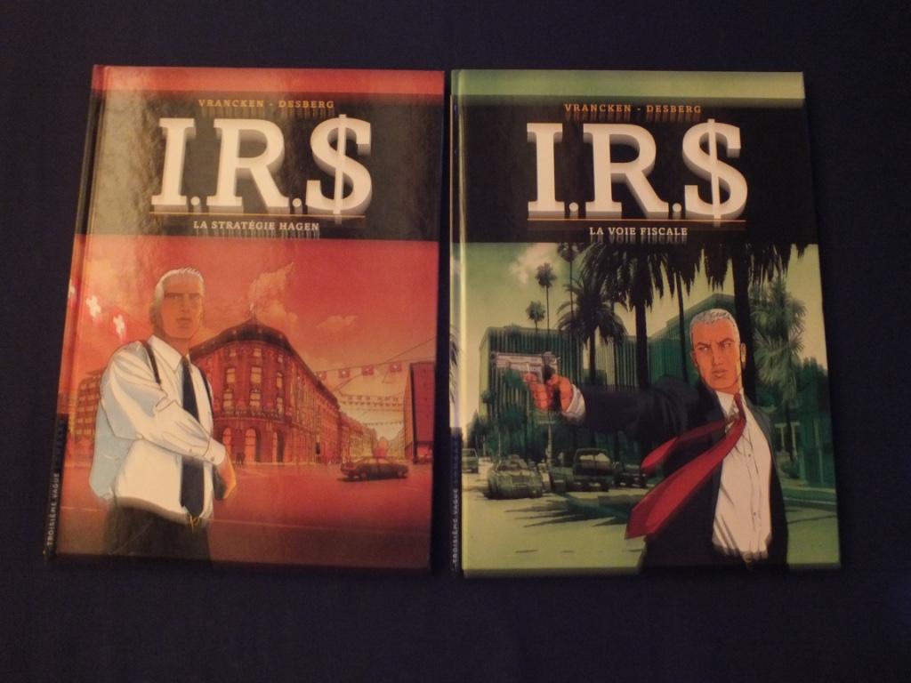 I.R.S.  (2 ALBUMS).             EDITIONS DU LOMBARD, Plusieurs BD, Enlèvement ou Envoi, Comme neuf, VRANCKEN-DESBERG