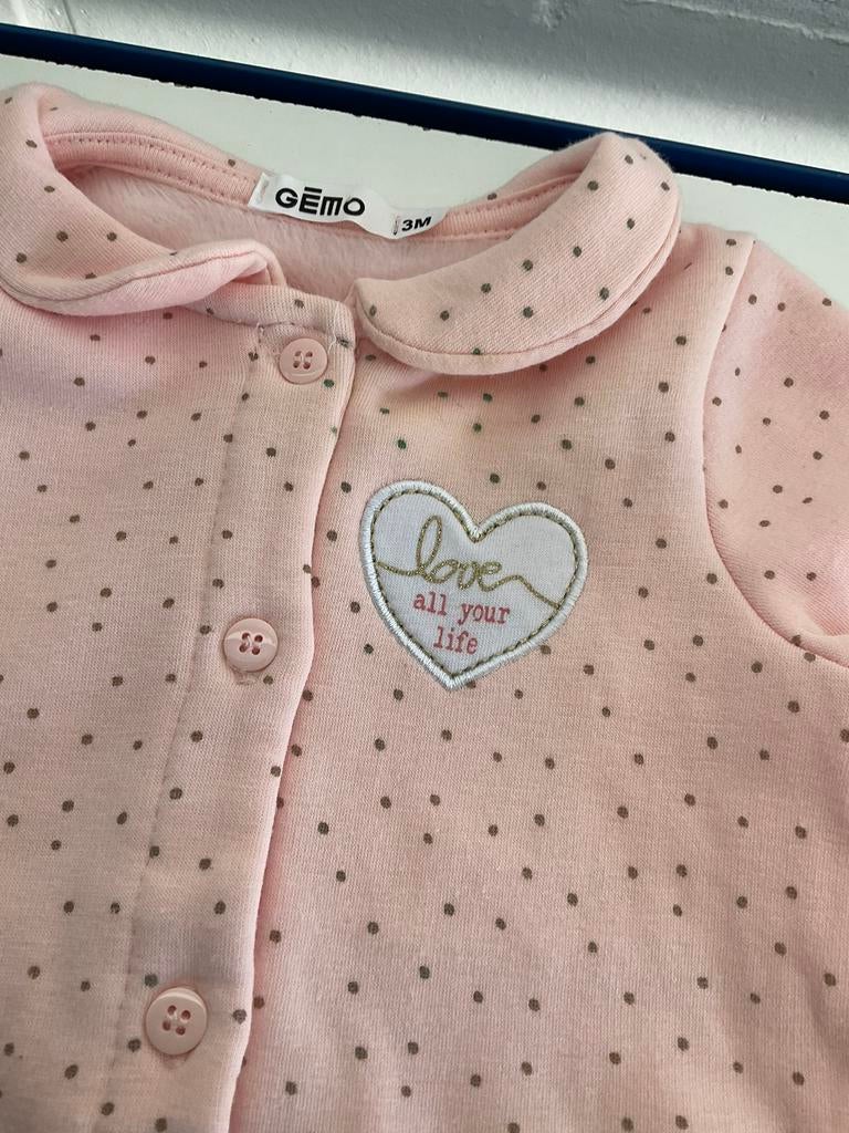 Nouveau pyjama Gemo 3 mois, Gemo, Comme neuf, Fille, Enlèvement