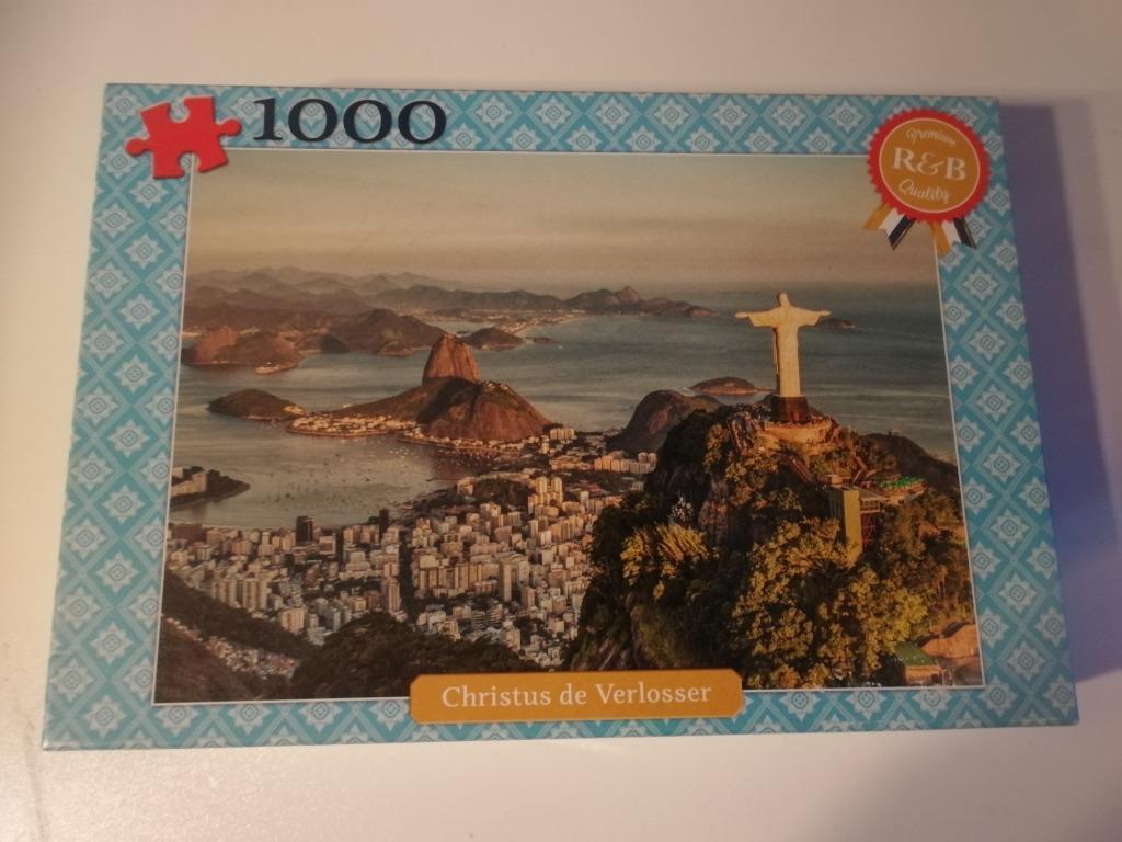 Puzzel R & B Christus de verlosser, Ophalen of Verzenden, 500 t/m 1500 stukjes, Gebruikt, Legpuzzel