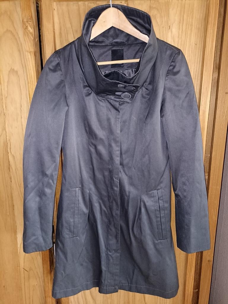 Trench gris Vero Moda taille S, Vero Moda, Ophalen of Verzenden, Zo goed als nieuw, Maat 36 (S)