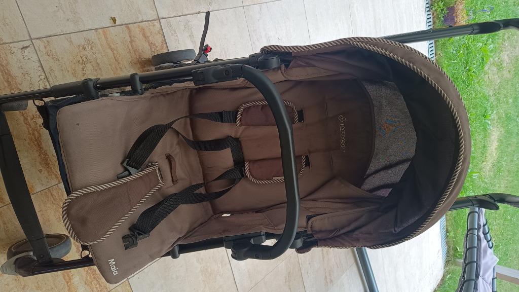 Buggy met draagmand, maxi cosi en toebehoren, Ophalen, Gebruikt, Overige merken, Zonnekap